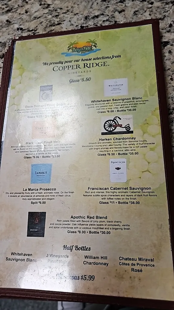Menu_Keys Bite_Key Largo, FL_image_old_1