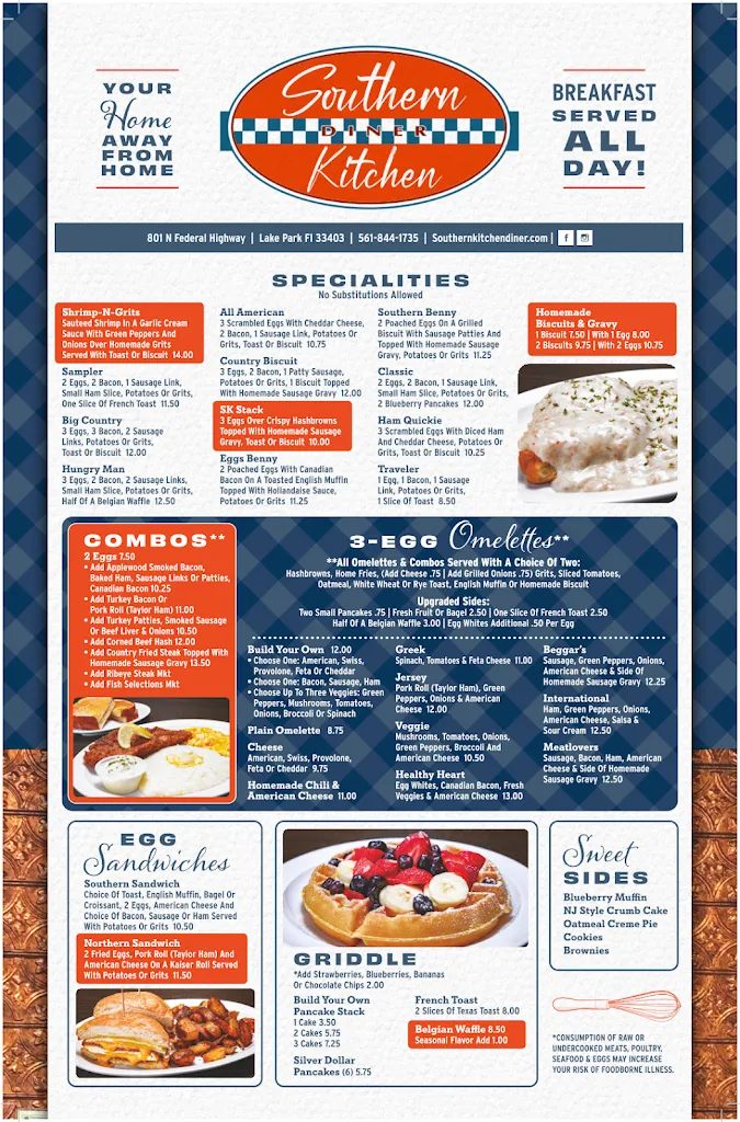Menu_Southern Kitchen_Lake Park, FL_image_old_1