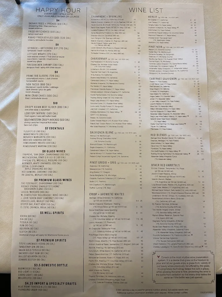 Menu_Chart House_Longboat Key, FL_image_old_2