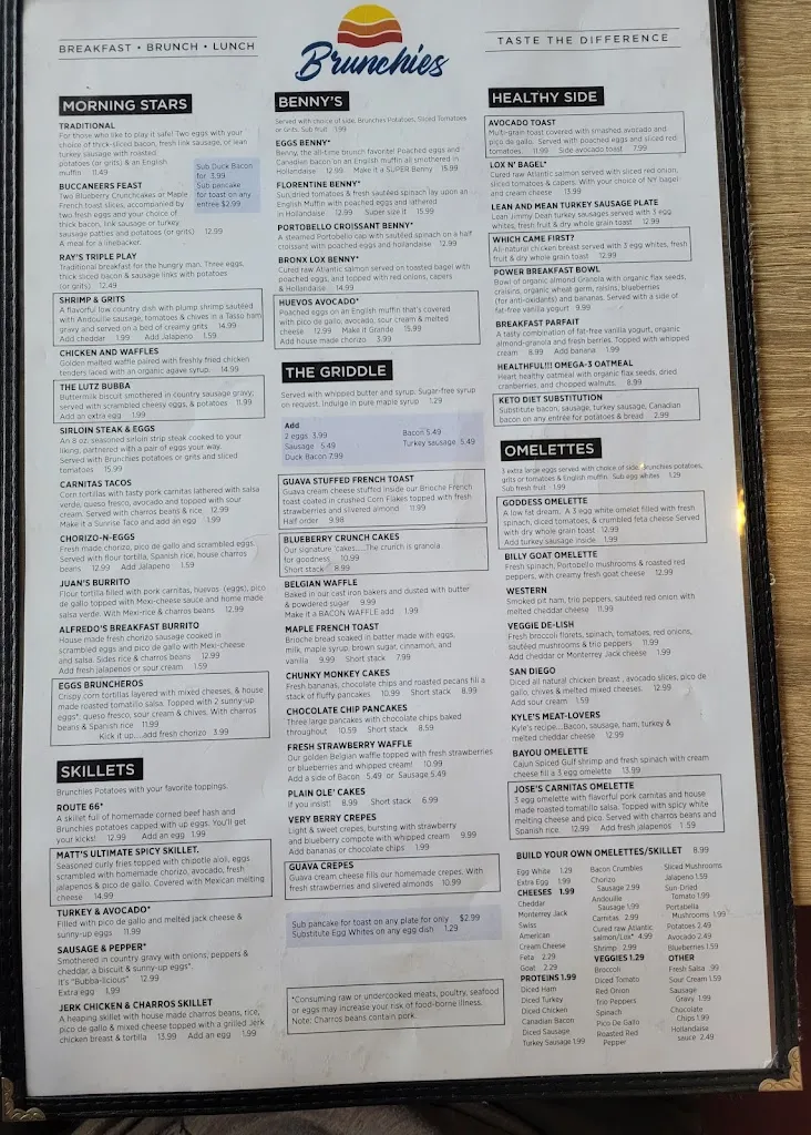 Menu_Brunchies Breakfast, Brunch & Lunch_Lutz, FL_image_old_3