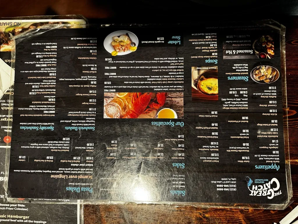 Menu_The Great Catch by Taste of Boston_Lutz, FL_image_old_1