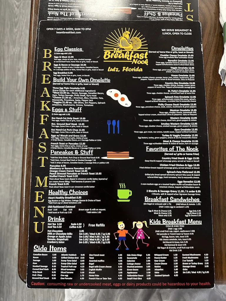 Menu_The Breakfast Nook_Lutz, FL_image_old_1