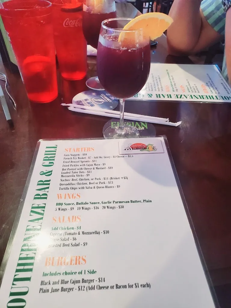 Menu_SouthernEaze Bar and Grill_Lutz, FL_image_old_2