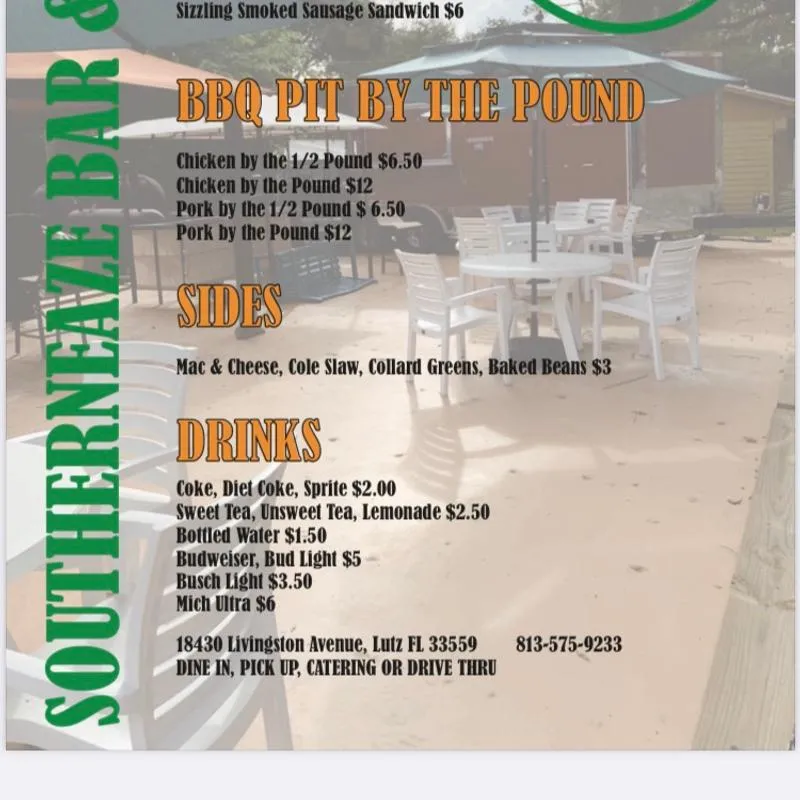 Menu_SouthernEaze Bar and Grill_Lutz, FL_image_old_3