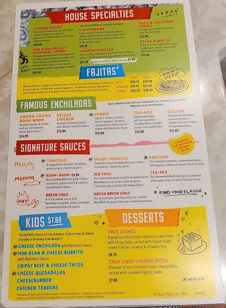 Menu_Chuy's_Lutz, FL_image_old_1