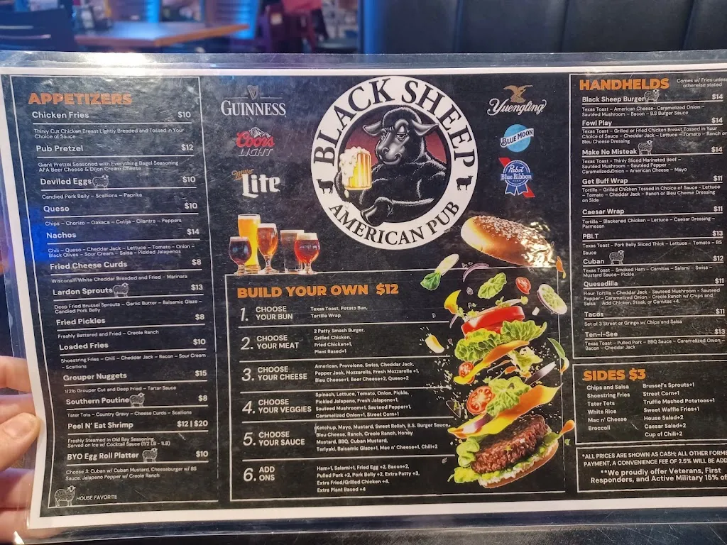 Menu_Black Sheep American Pub_Lutz, FL_image_old_3