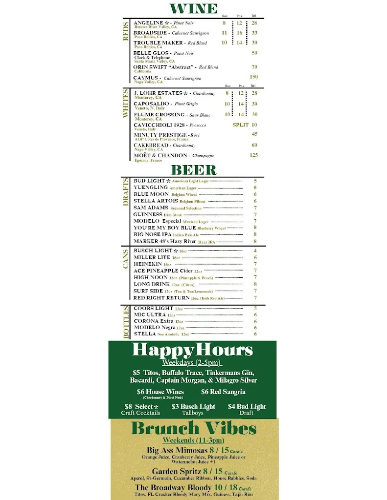 Menu_District Bar and Kitchen_Ocala, FL_image_old_2