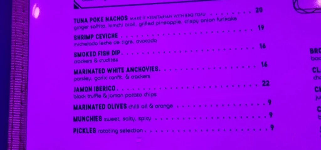 Menu_Brother's Keeper Bar_Miami Beach, FL_image_old_2