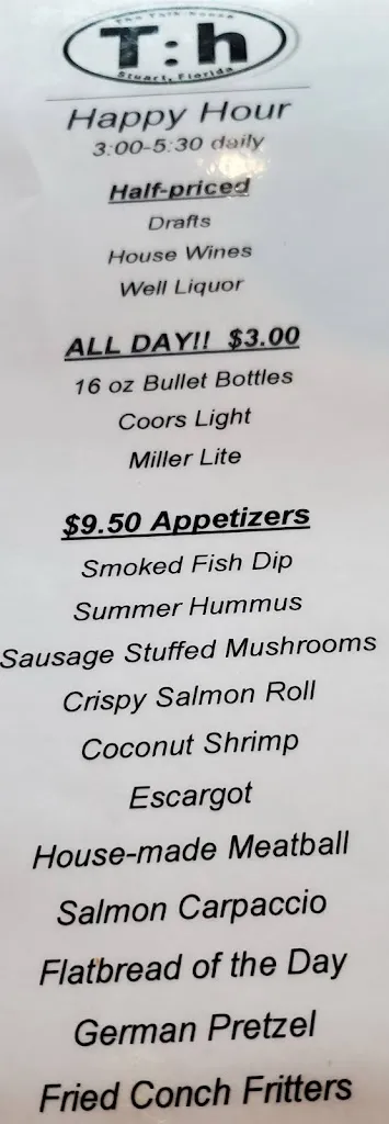 Menu_The Talk:house_Stuart, FL_image_old_3