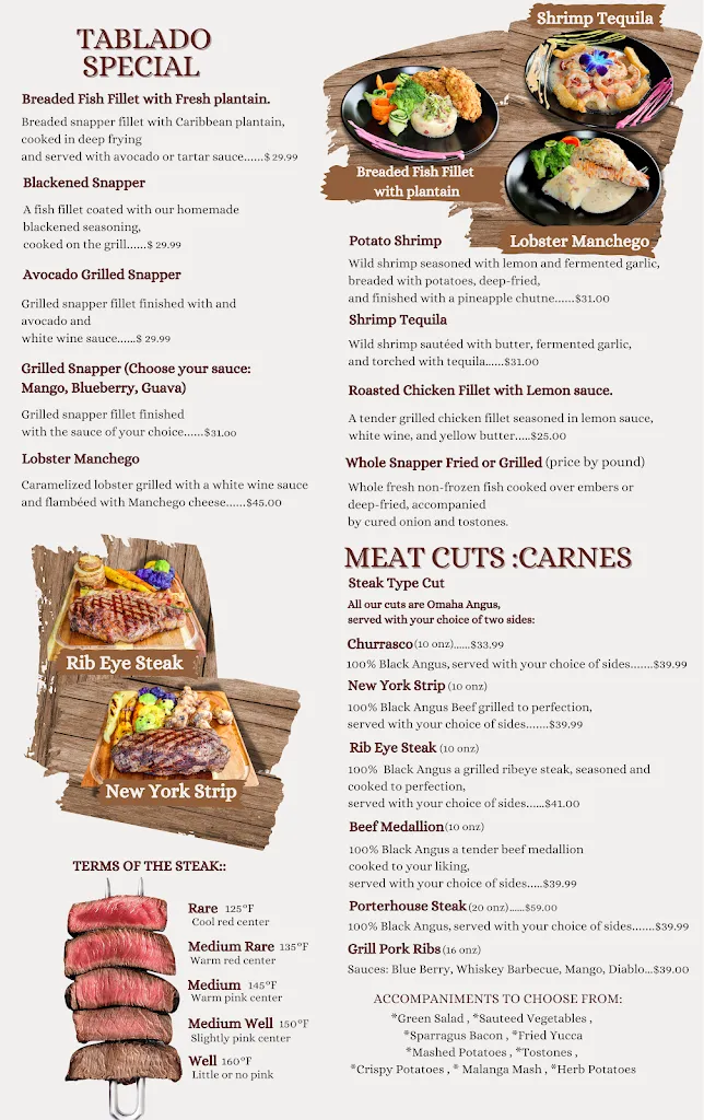 Menu_El Tablado_Greater Northdale, FL_image_old_1