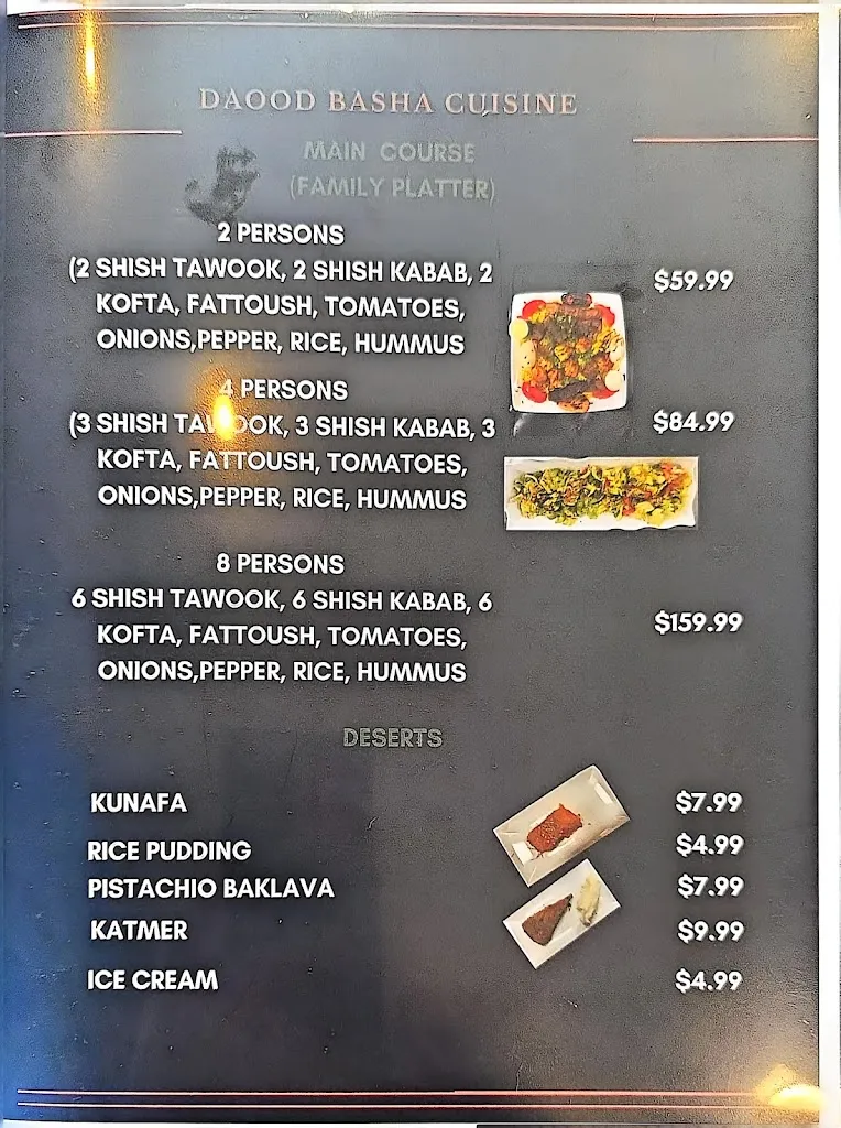 Menu_Daood Basha Cuisine_Orlando, FL_image_old_1