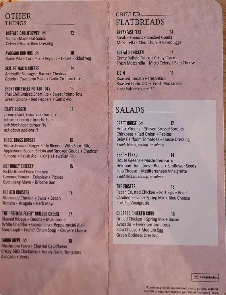 Menu_Craft Street Kitchen_Oldsmar, FL_image_old_3