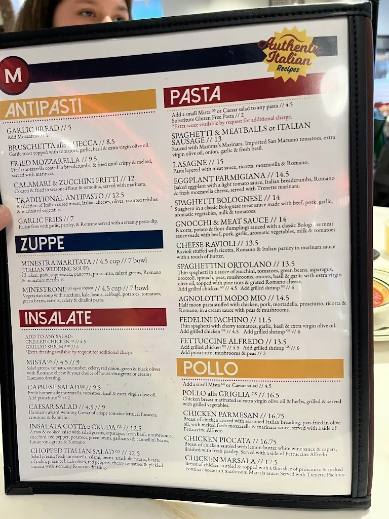 Menu_Mandola’s Italian Kitchen_Oldsmar, FL_image_old_2