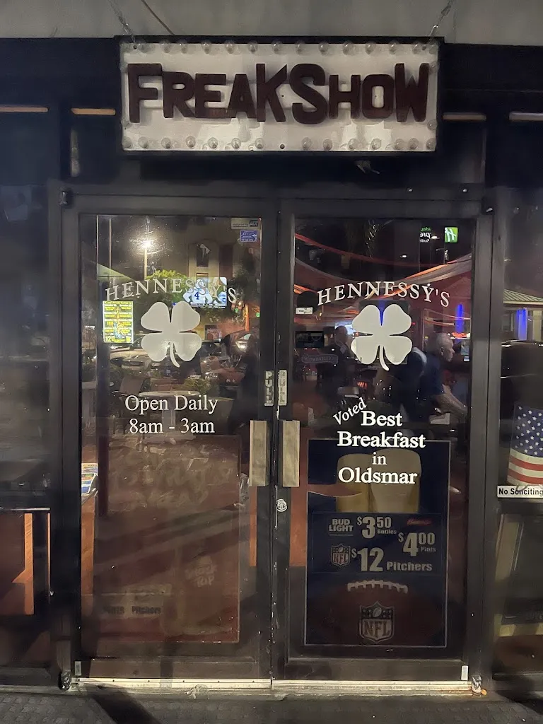 Menu_Hennessy's Bar & Grille_Oldsmar, FL_image_old_1