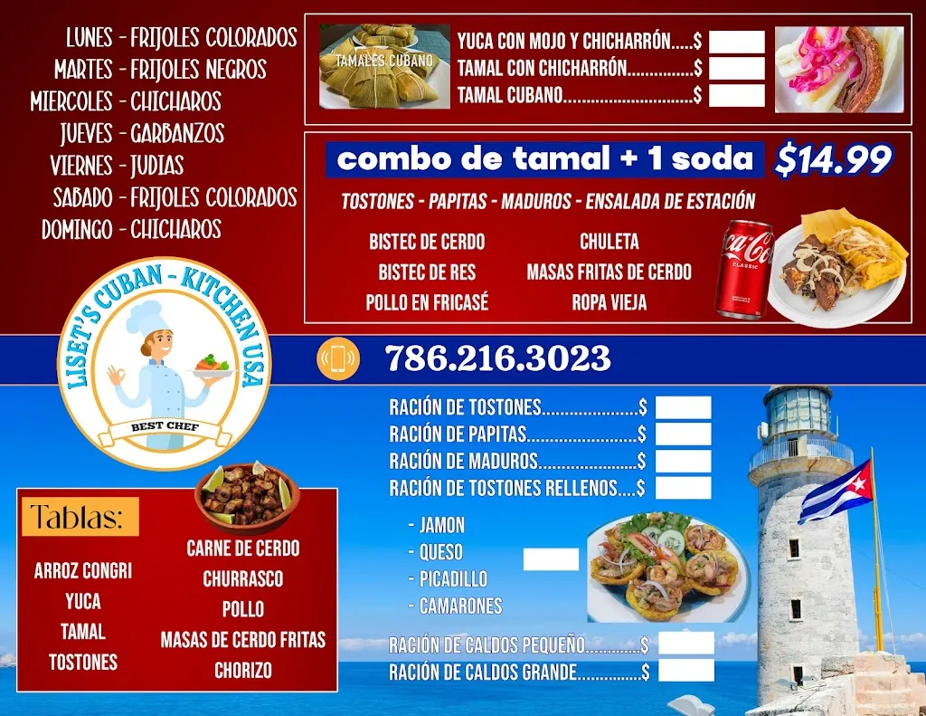 Menu_Liset ‘S Cuban Kitchen USA_Tampa, FL_image_old_1