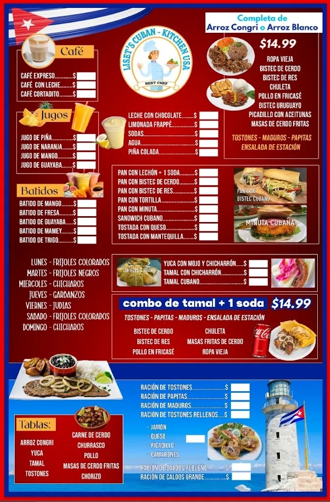 Menu_Liset ‘S Cuban Kitchen USA_Tampa, FL_image_old_2