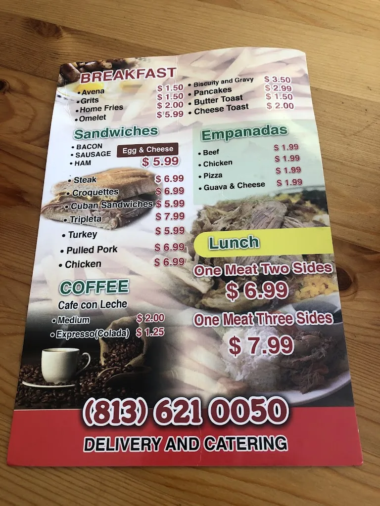 Menu_Chuchy's Cafe_Tampa, FL_image_old_3