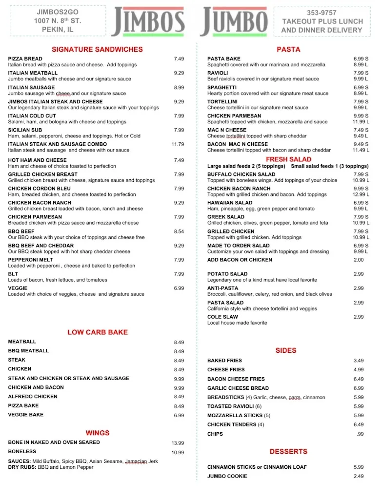 Menu_Jimbo's Jumbo_Pekin, IL_image_old_2