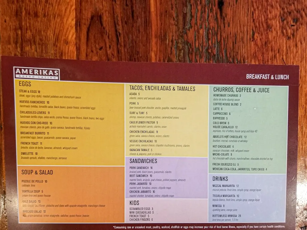 Menu_Amerikas Restaurant_Oak Park, IL_image_old_2