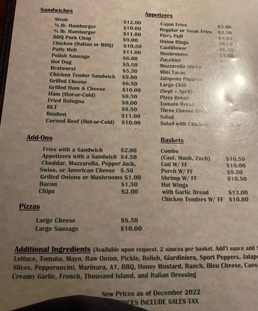 Menu_B J Mc Mahon's_Oak Lawn, IL_image_old_2