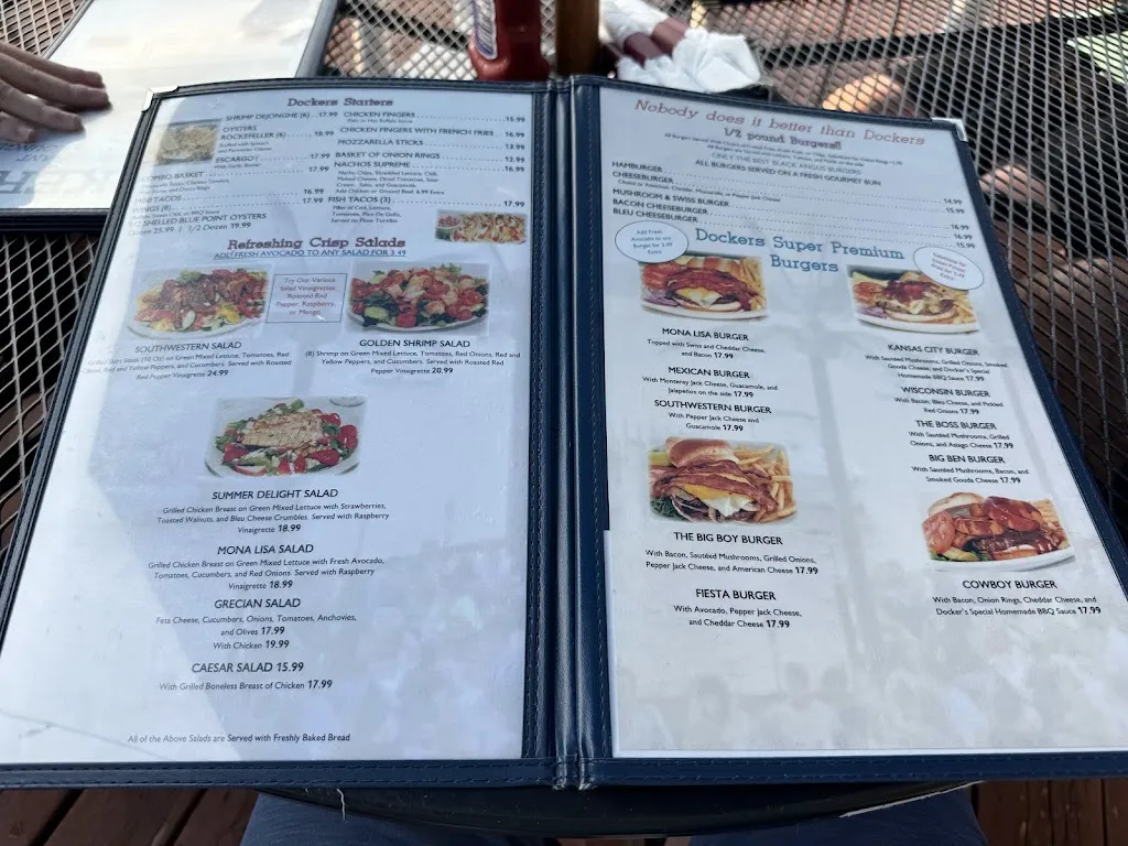 Menu_Dockers Restaurant, Fox Lake_Fox Lake, IL_image_old_1