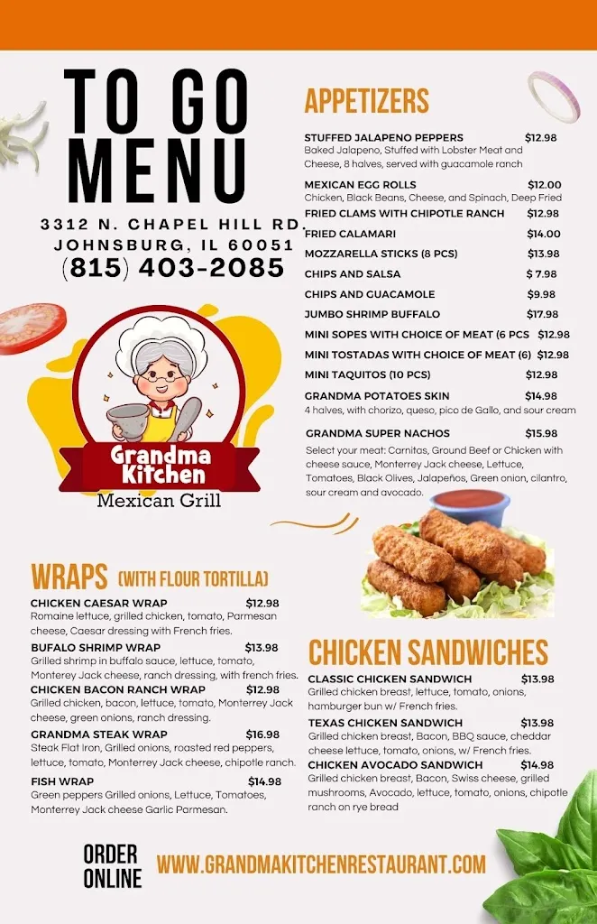Menu_Grandma Kitchen_Johnsburg, IL_image_old_2