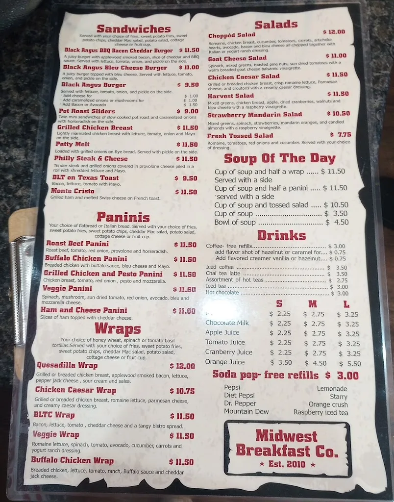 Menu_Midwest Breakfast Co._Spring Grove, IL_image_old_2