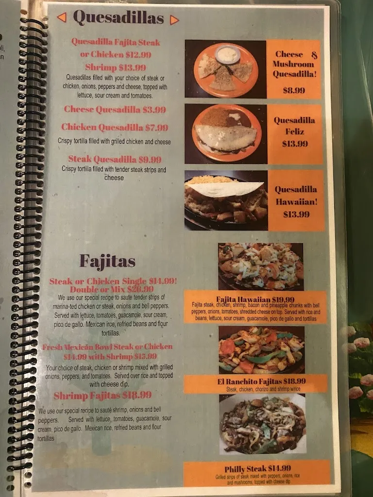 Menu_El Ranchito Restaurant_Harrisburg, IL_image_old_2