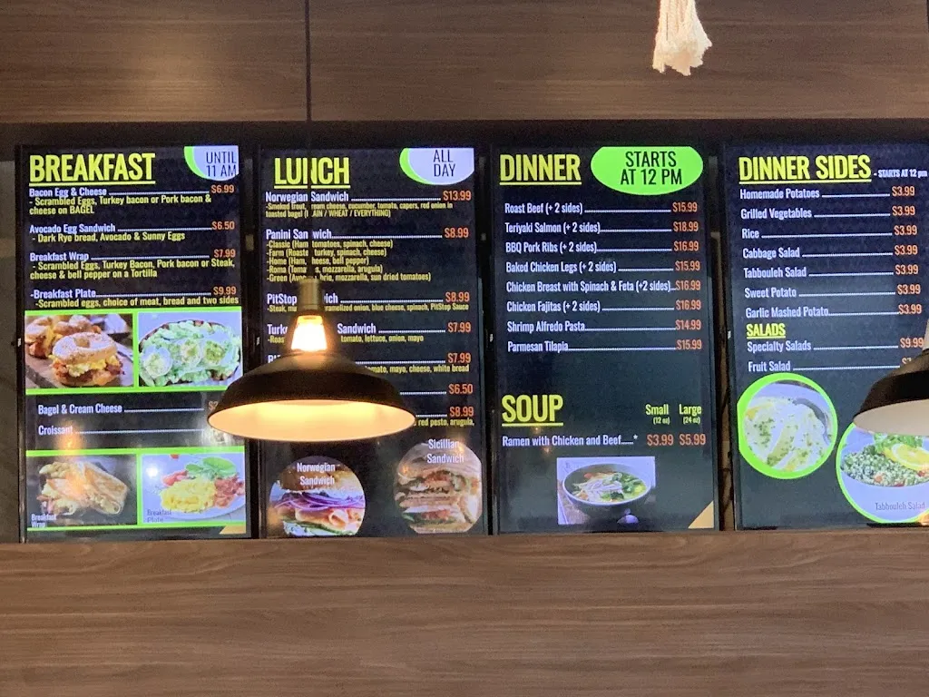 Menu_Pitstop Corner Cafe_Joliet, IL_image_old_1