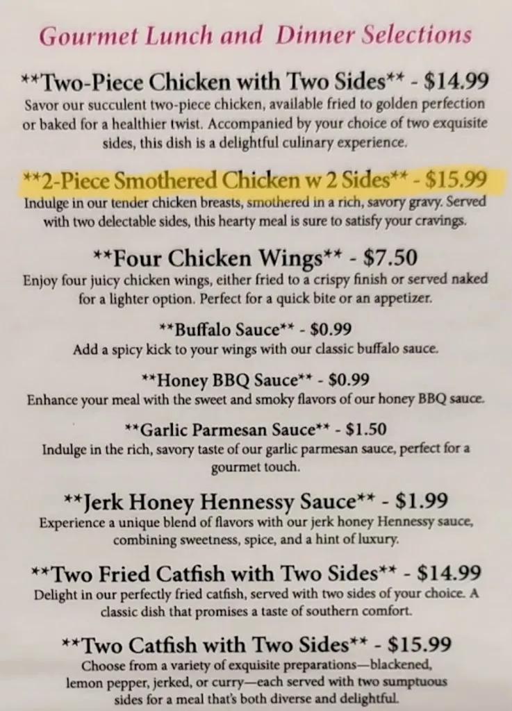 Menu_All That And A Touch of Soul_Joliet, IL_image_old_3