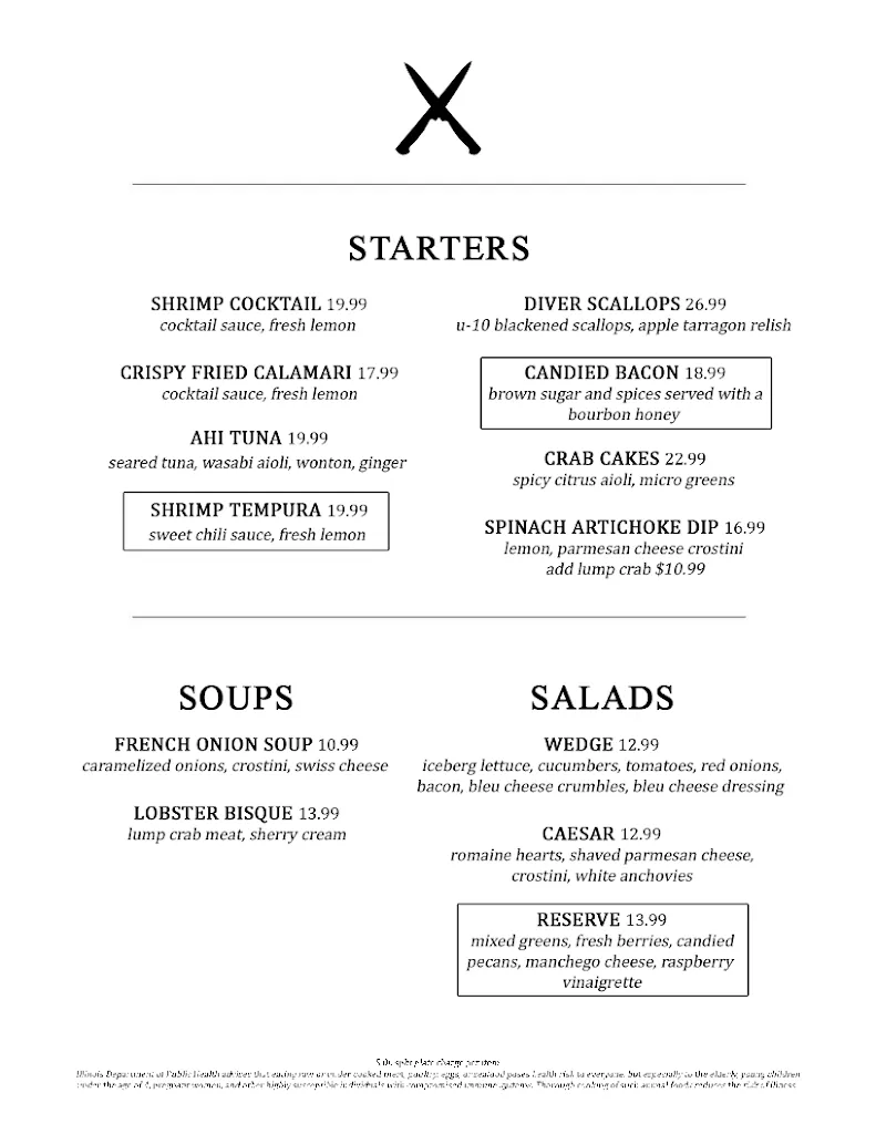 Menu_The Reserve_Joliet, IL_image_old_3