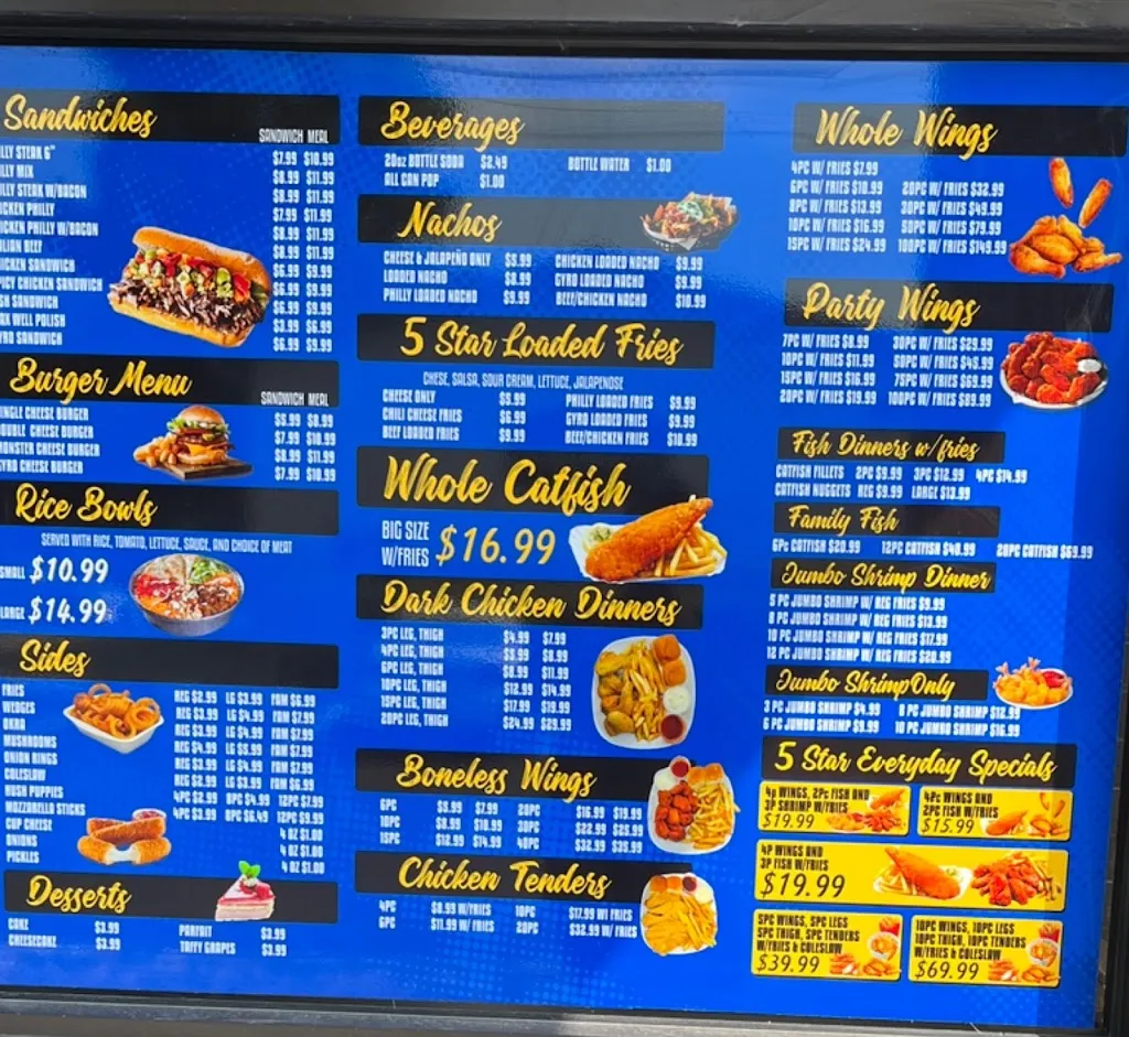 Menu_Mad Shark's_Rantoul, IL_image_old_2