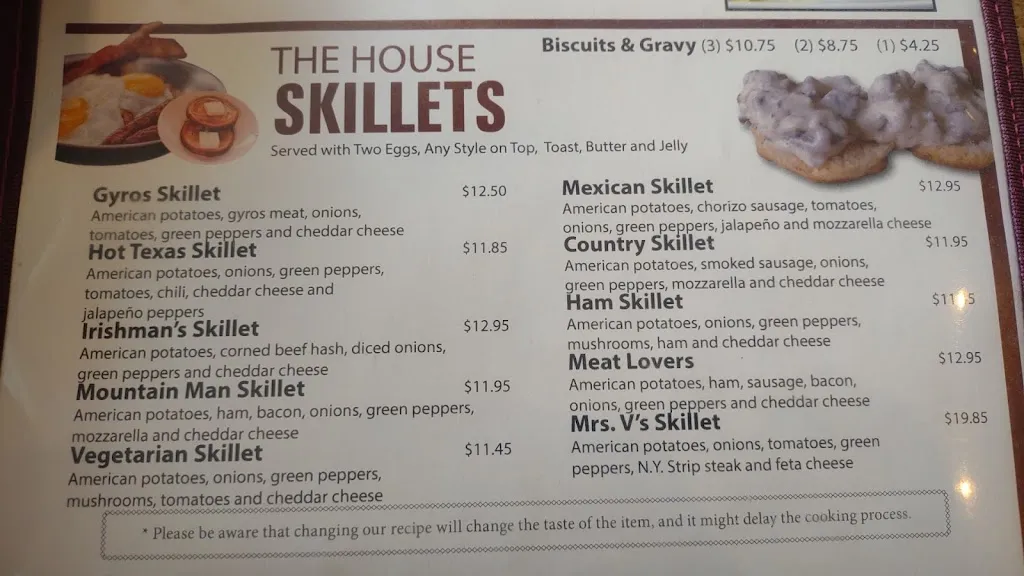 Menu_Mrs V's Restaurant_Round Lake Beach, IL_image_old_3