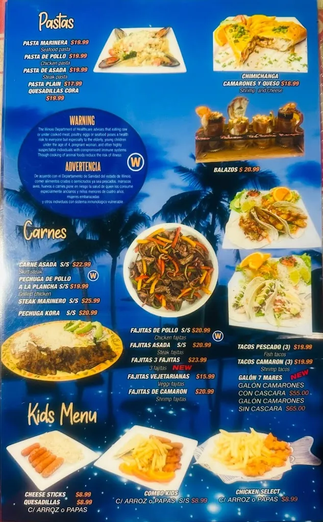 Menu_Las Tres Islas Marias_Round Lake Beach, IL_image_old_2