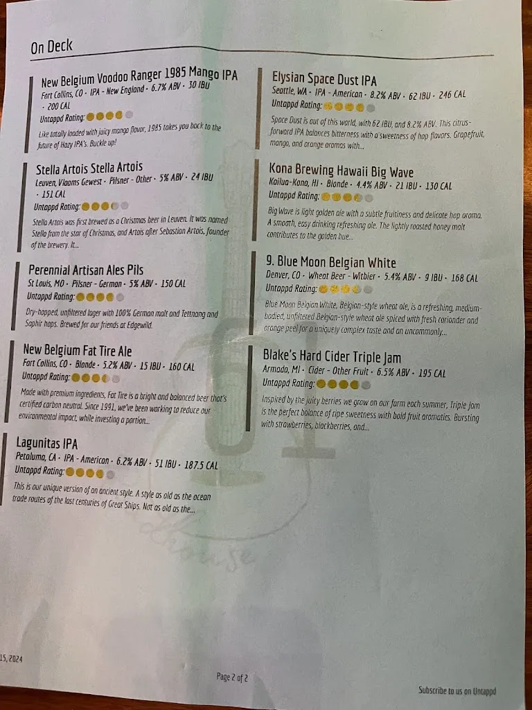 Menu_Hwy 61 Roadhouse_Webster Groves, MO_image_old_1