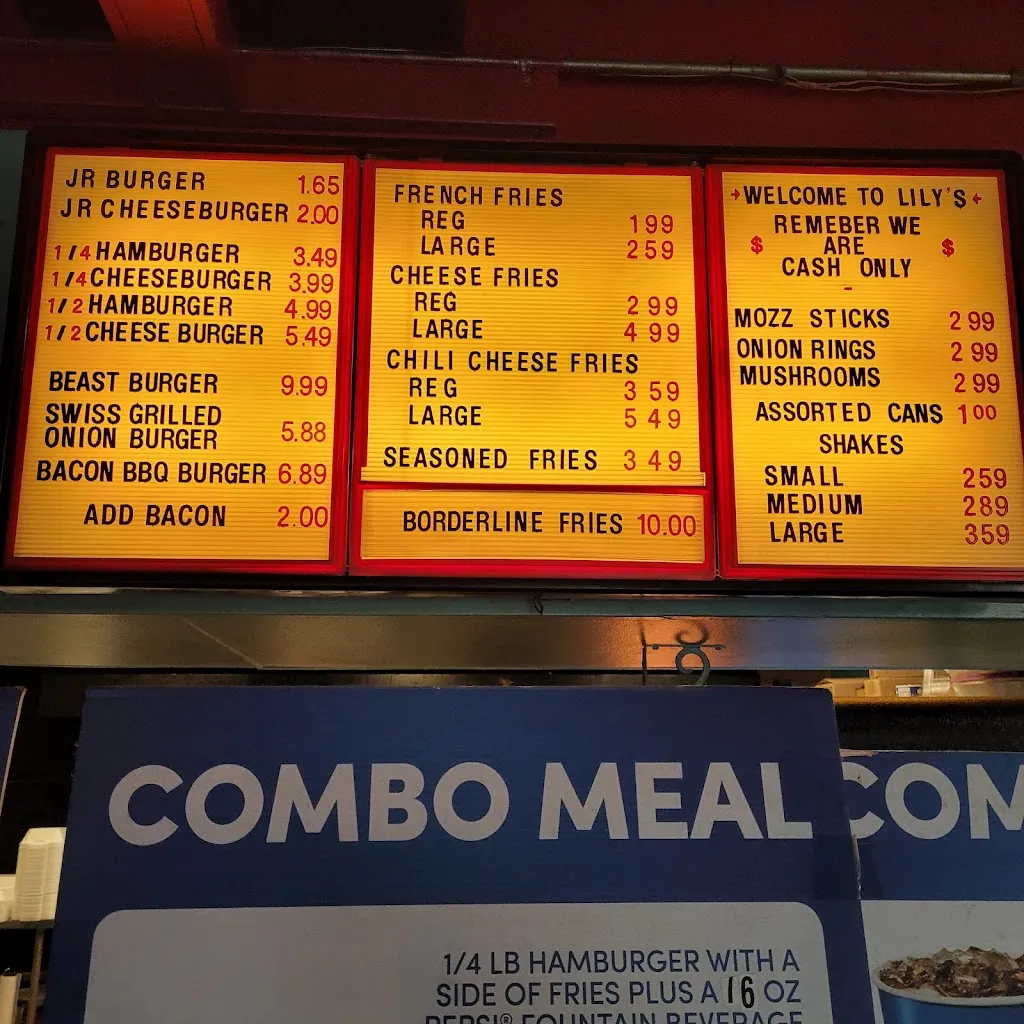 Menu_Lily's_Round Lake, IL_image_old_2