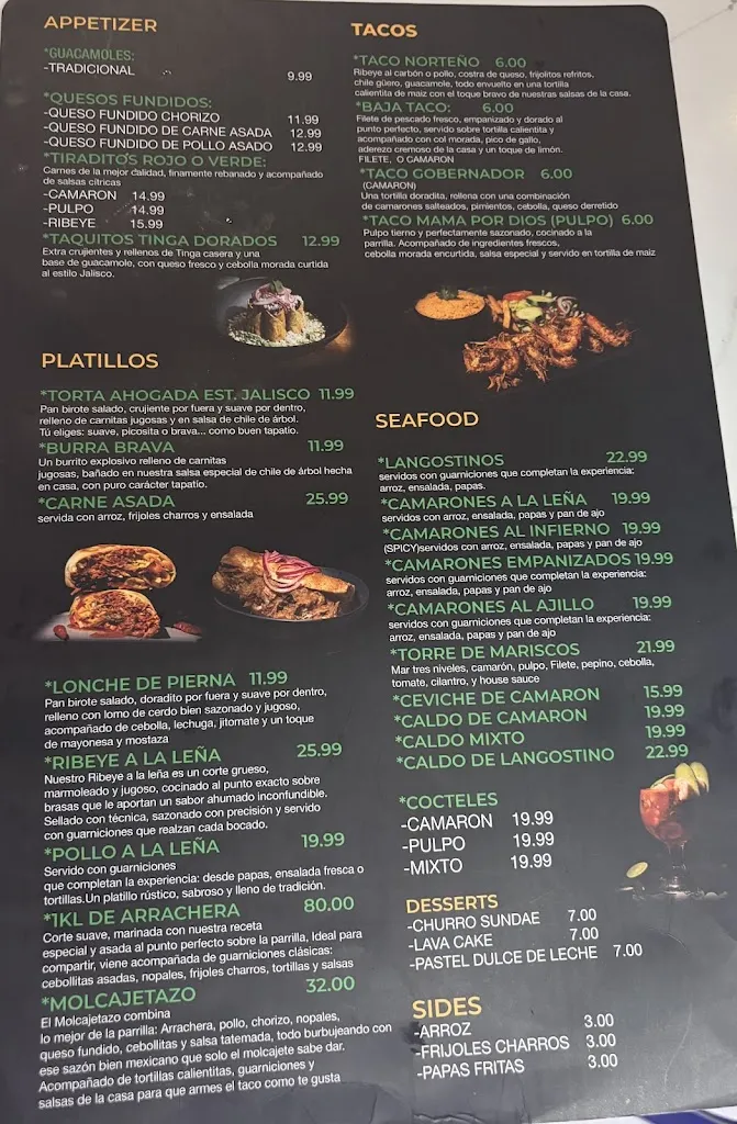 Menu_Casa Jalisco Bar and Grill_Round Lake, IL_image_old_1