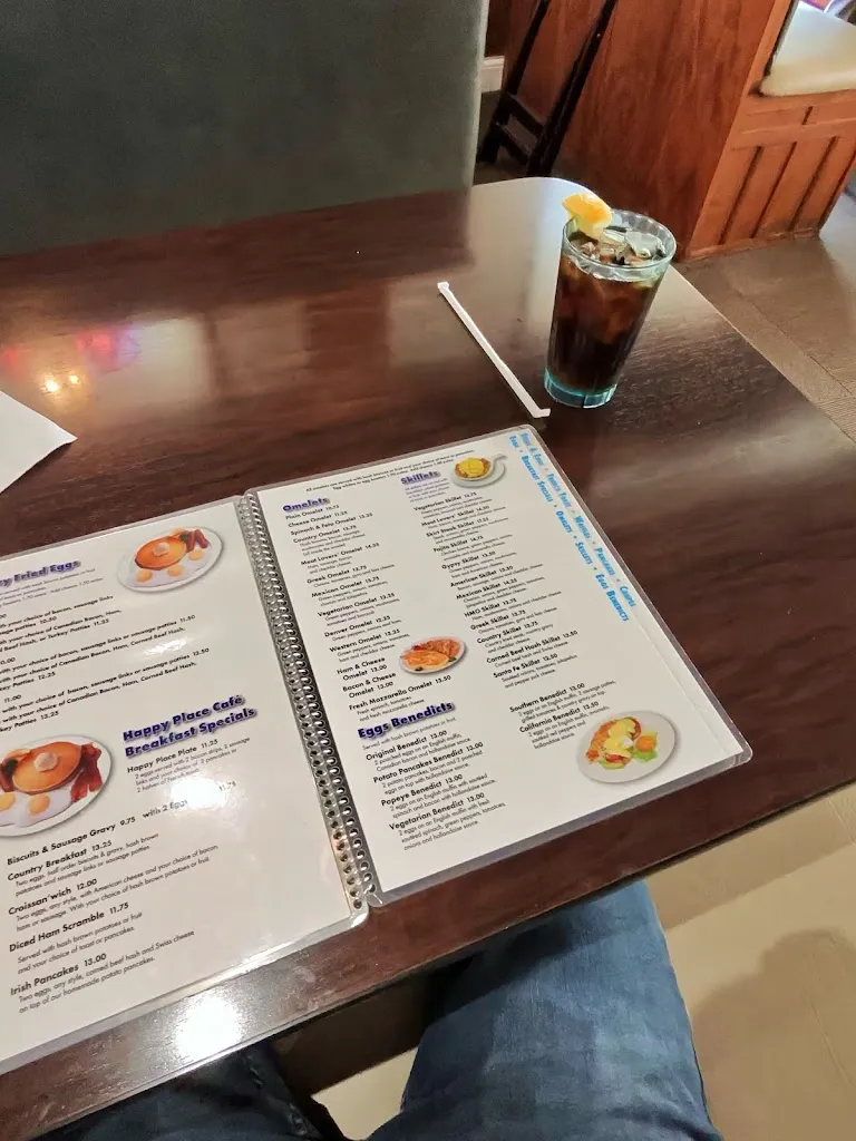 Menu_Happy Place Cafe_Shorewood, IL_image_old_1