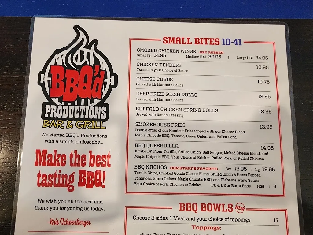 Menu_BBQ'd Productions_Grayslake, IL_image_old_3