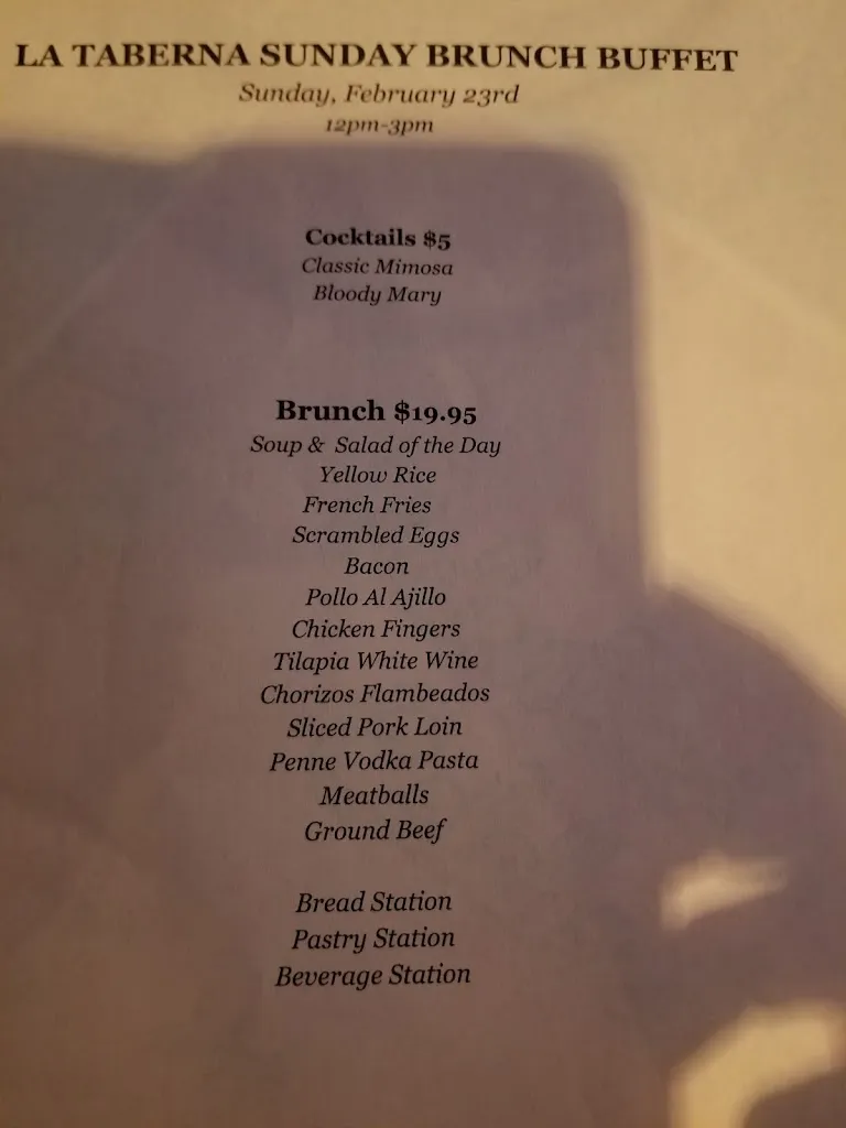 Menu_La Taberna Steak & Tapas Bar_Dumont, NJ_image_old_1