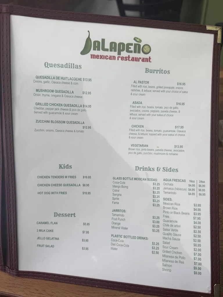 Menu_Jalapeño restaurant_Dumont, NJ_image_old_3