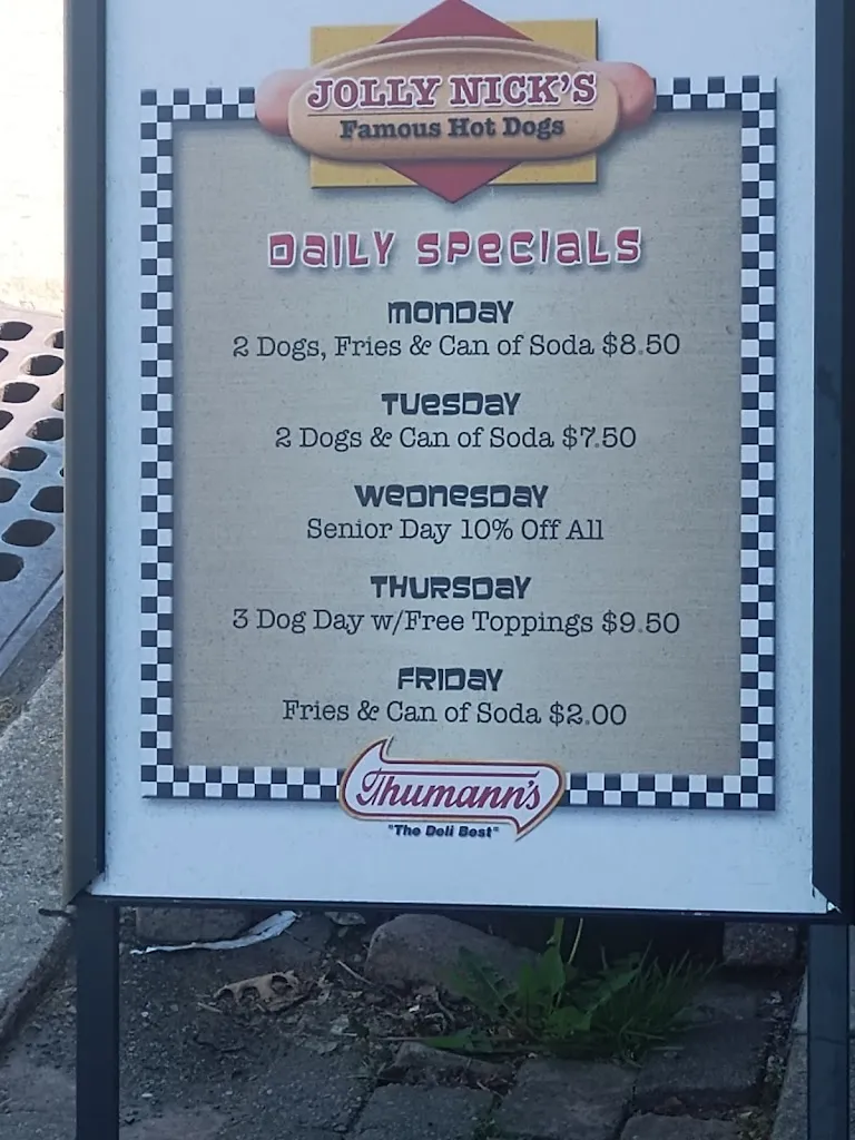 Menu_Jolly Nick's_Dumont, NJ_image_old_1