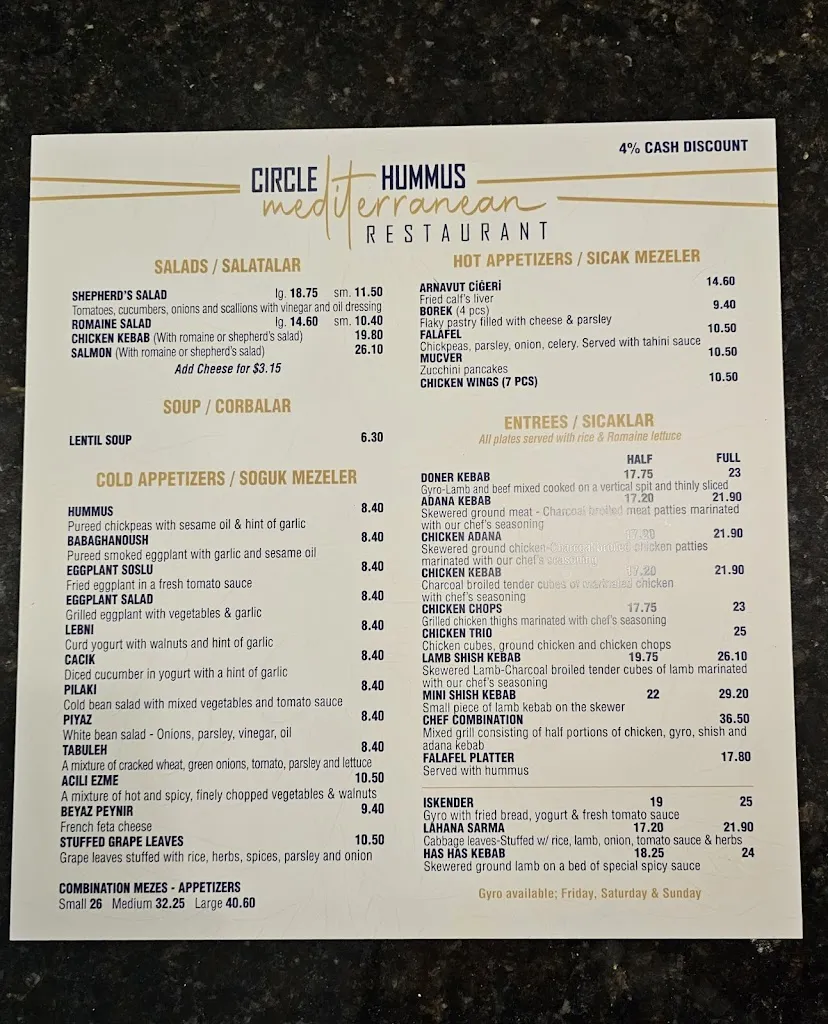 Menu_Circle Hummus Mediterranean Restaurant_Dumont, NJ_image_old_2