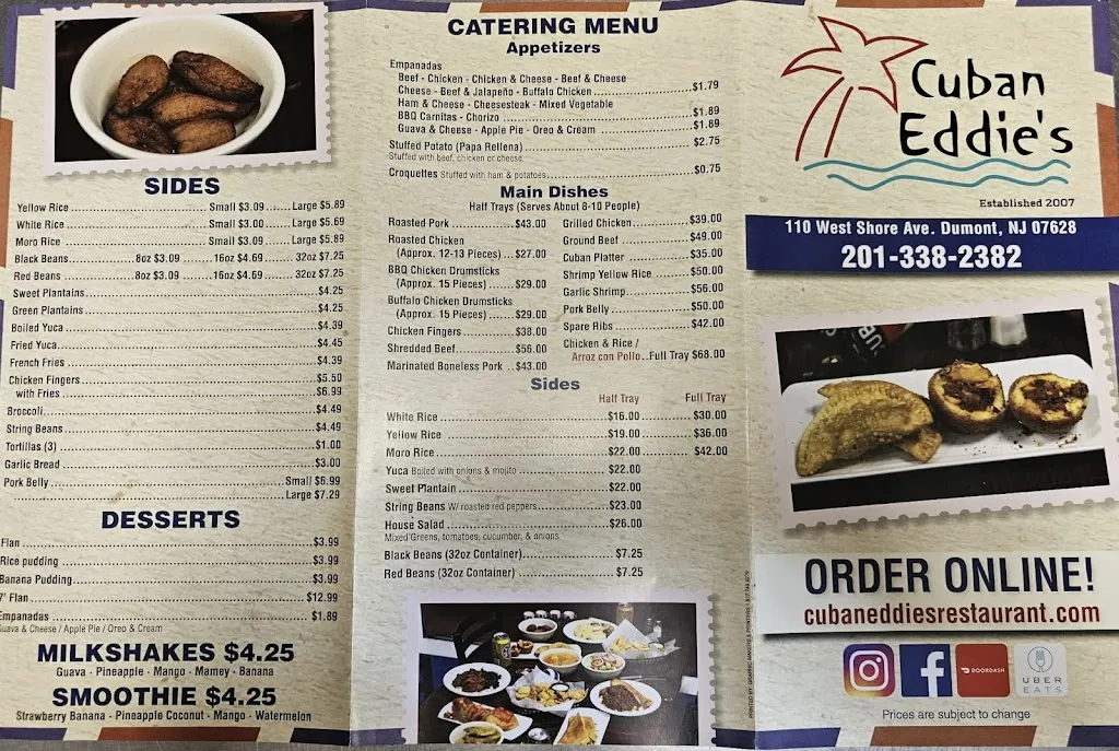 Menu_Cuban Eddie's Dumont_Dumont, NJ_image_old_2