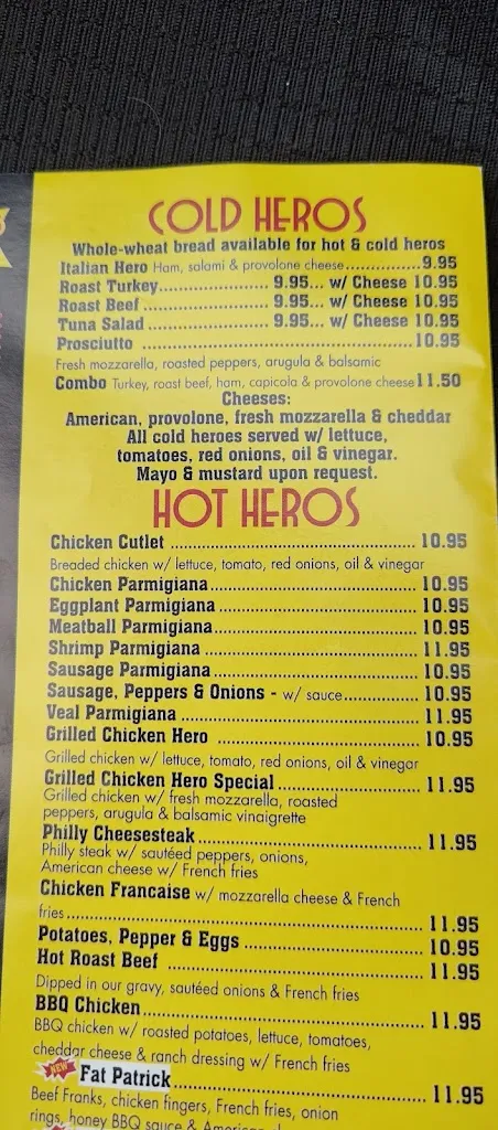 Menu_Foschini's Brick Oven Kitchen_Dumont, NJ_image_old_1