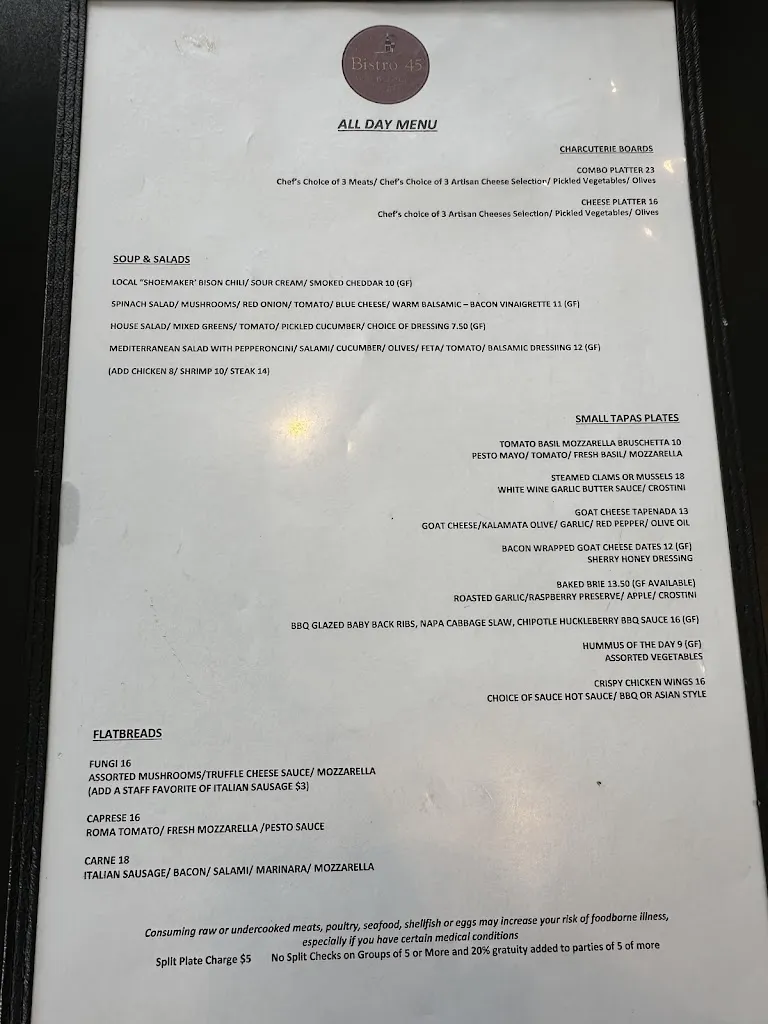 Menu_Bistro 45_McCall, ID_image_old_3