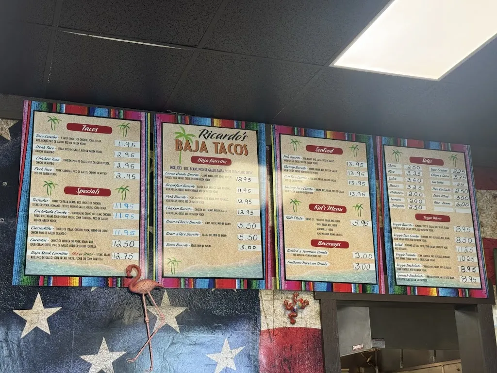 Menu_Ricardo's Baja Tacos_Post Falls, ID_image_old_2