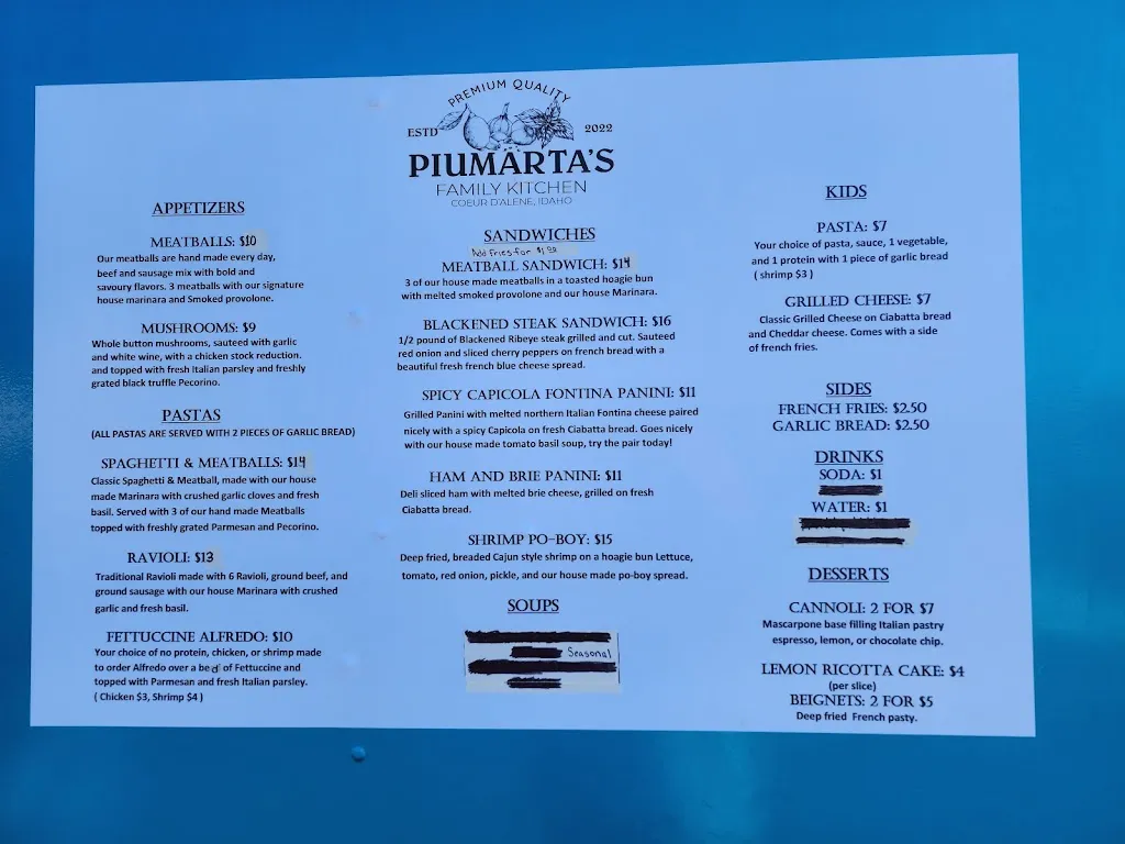 Menu_Post Falls Pavilion_Post Falls, ID_image_old_2