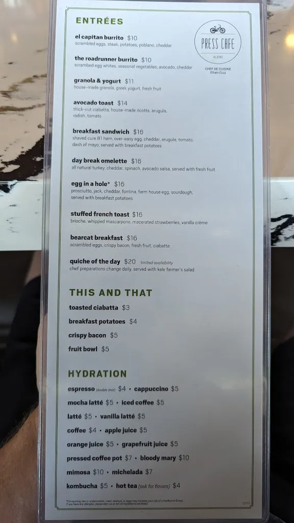 Menu_Press Café_Aledo, TX_image_old_2