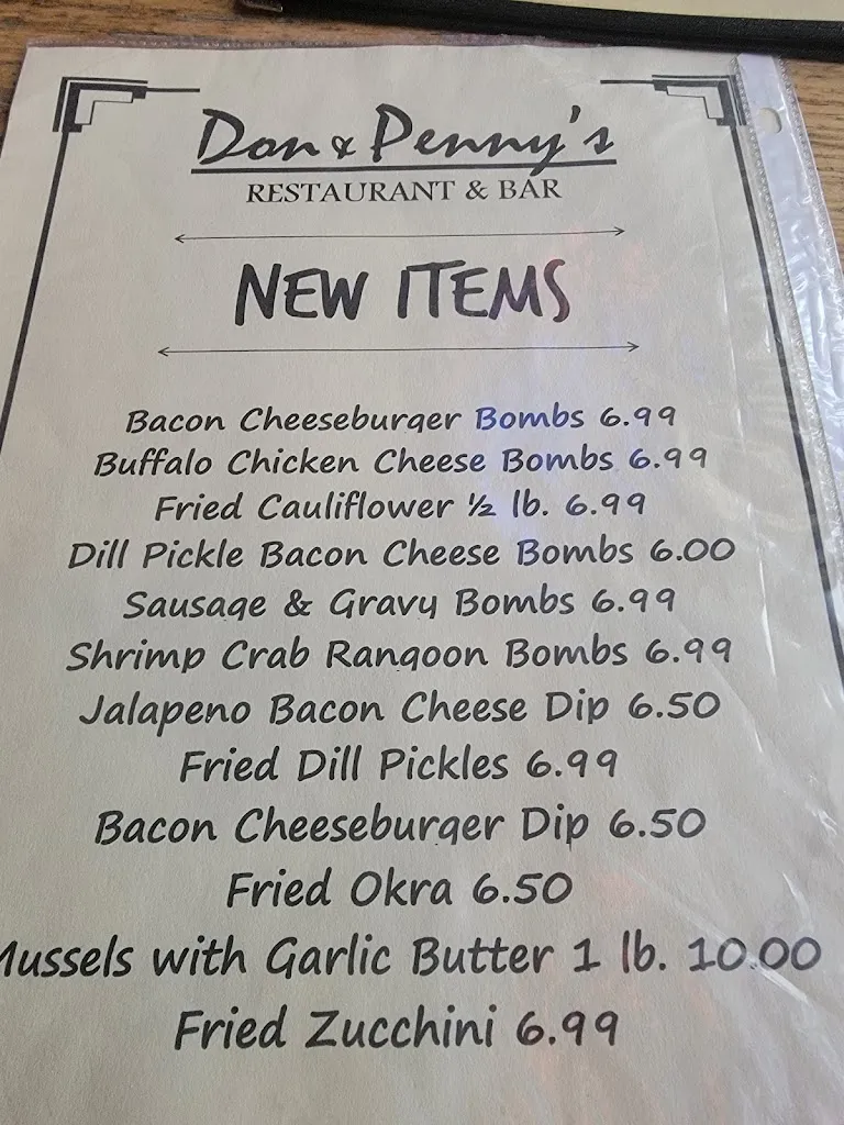 Menu_Don & Penny's Restaurant_Alton, IL_image_old_2
